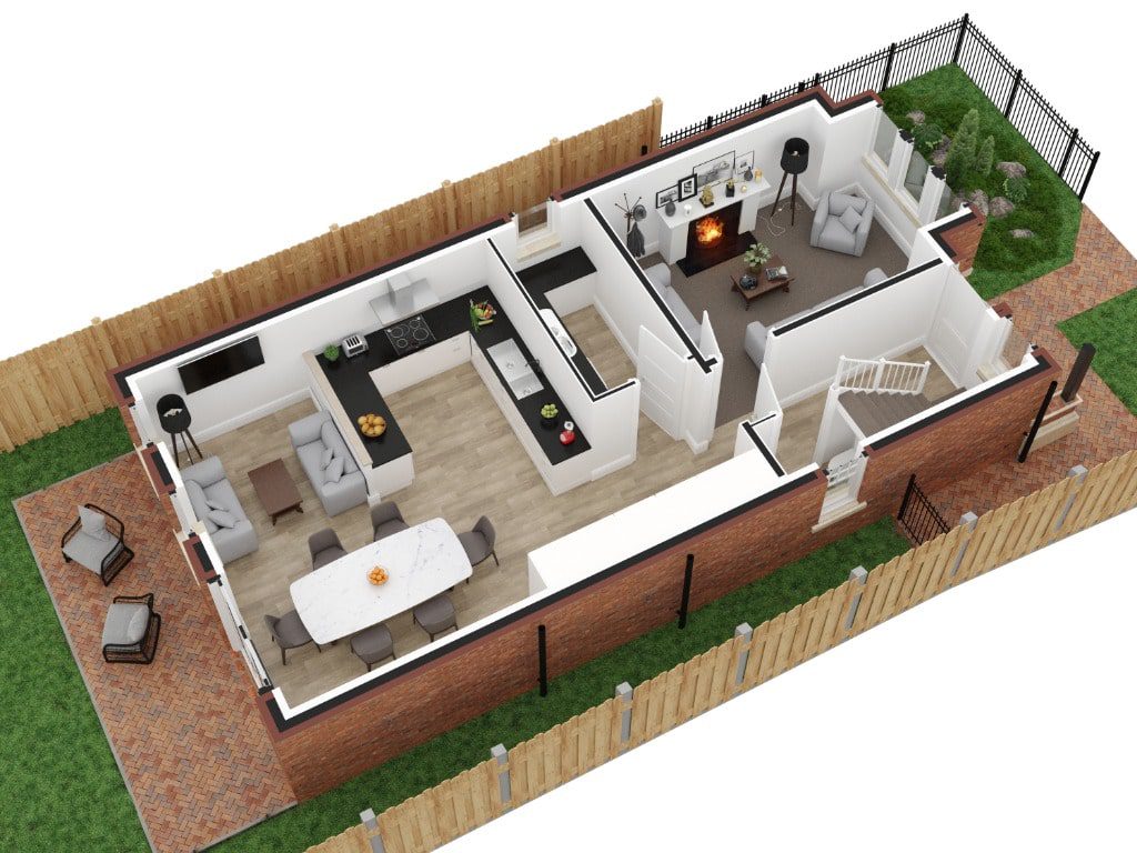 a floor plan of a two bedroom apartment.