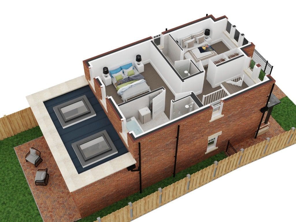 a floor plan of a two bedroom apartment.