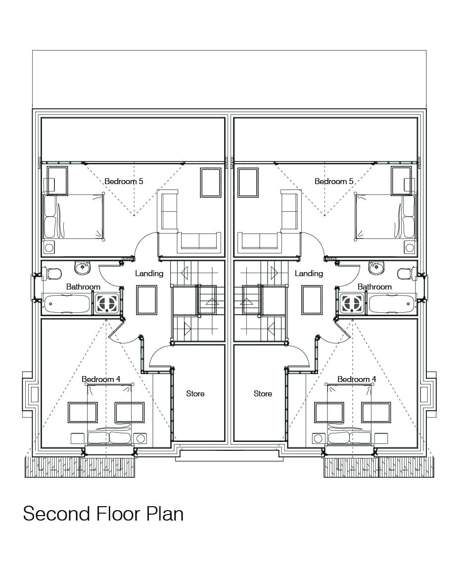 a second floor plan.