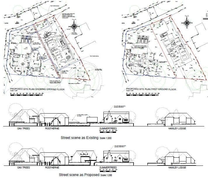 a drawing of a plan of a building.