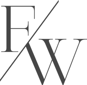 the logo for fiona watkins.