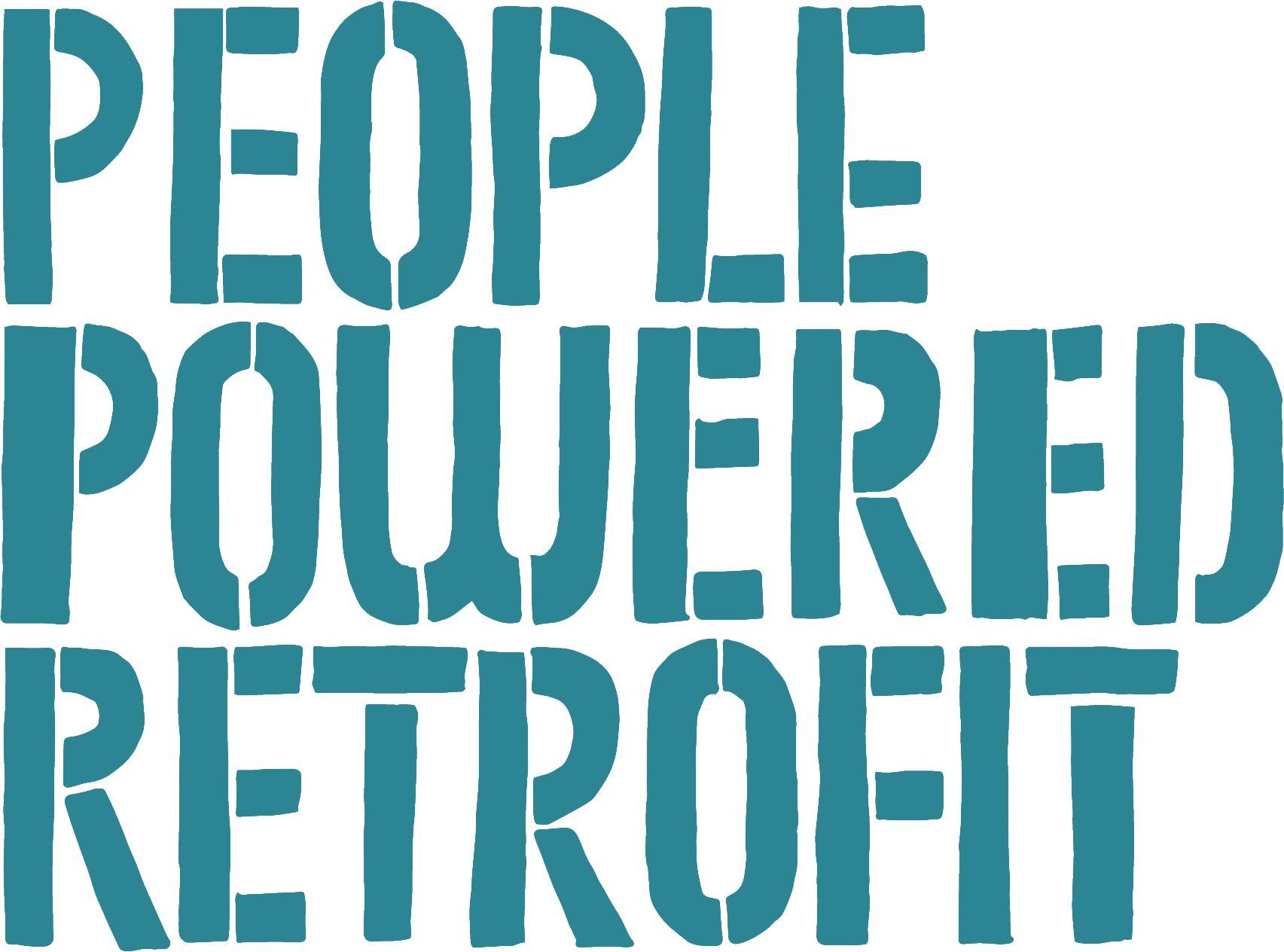 the logo for people powered retrofit.
