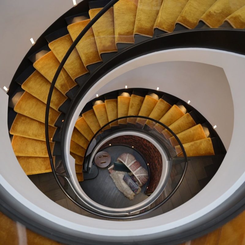Contemporary Circular Staircase-min
