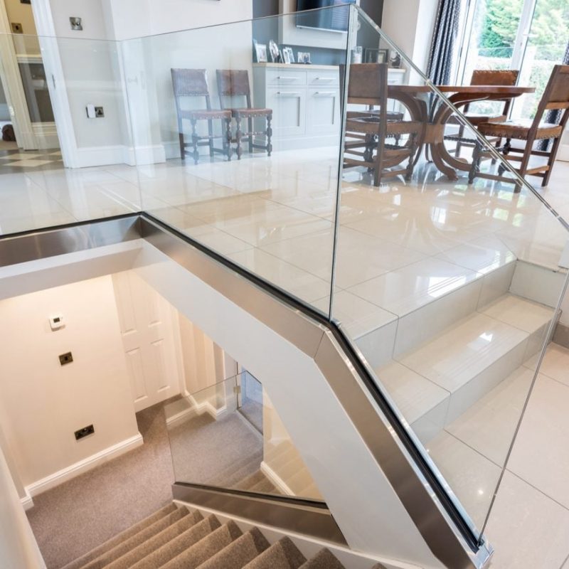 Glass Basement Staircase-min